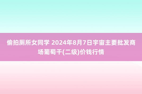 偷拍厕所女同学 2024年8月7日宇宙主要批发商场葡萄干(二级)价钱行情